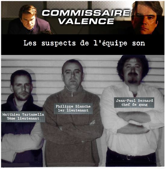 Double-face, les suspects de l'équipe son, Jean-Paul Bernard, Philippe Blanche et Matthieu Tartamella